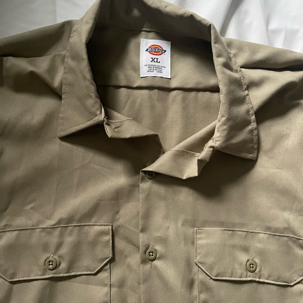 dickies button down long sleeve